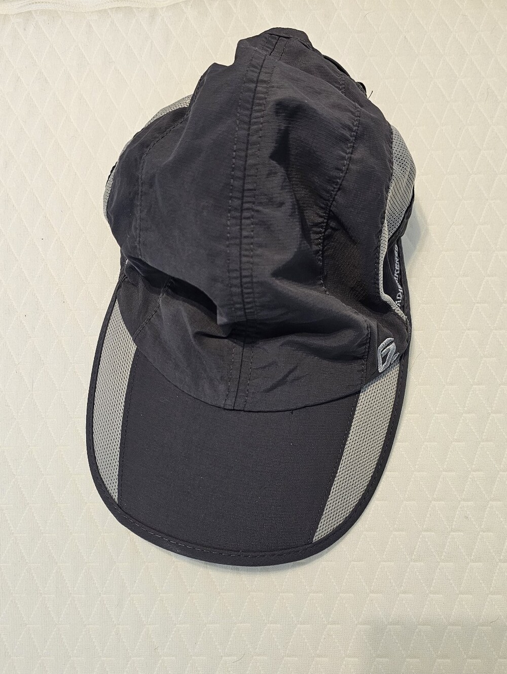 GADIEMKENSD Lightweight Breathable Trail Running Cap Adjustable Gray Large